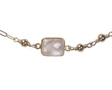 ANDREA Rose Quartz choker
