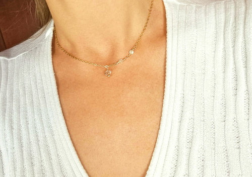 AURORA Crystal clear Choker