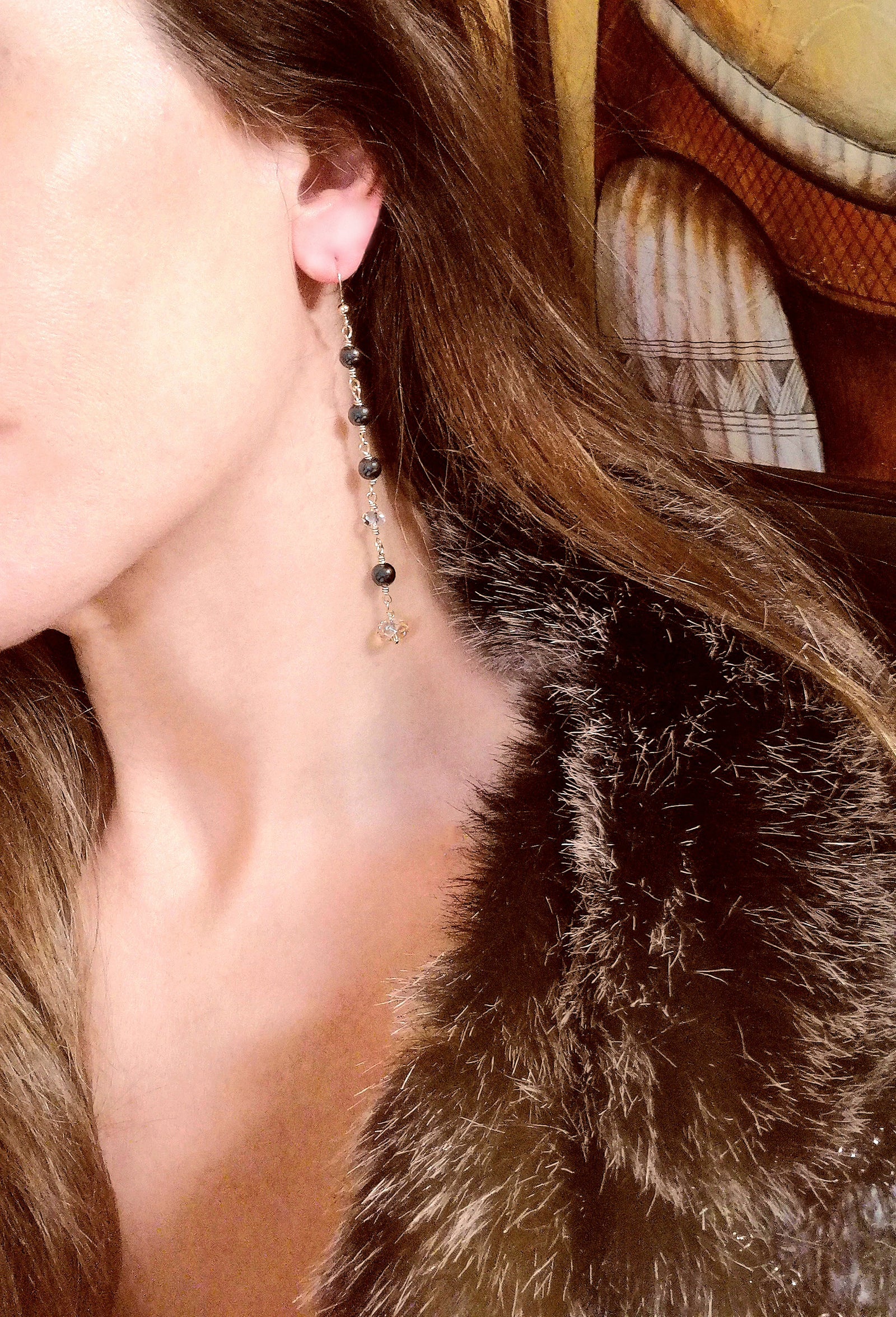 CALYPSO Hematite Earrings