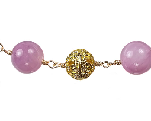 MIRA Gemstone Rose collar Necklace