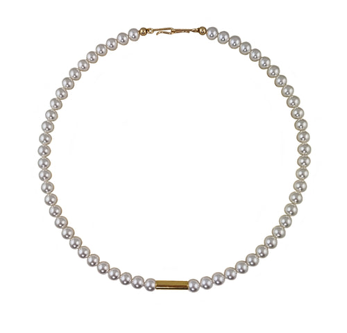 NENE crystal pearl choker