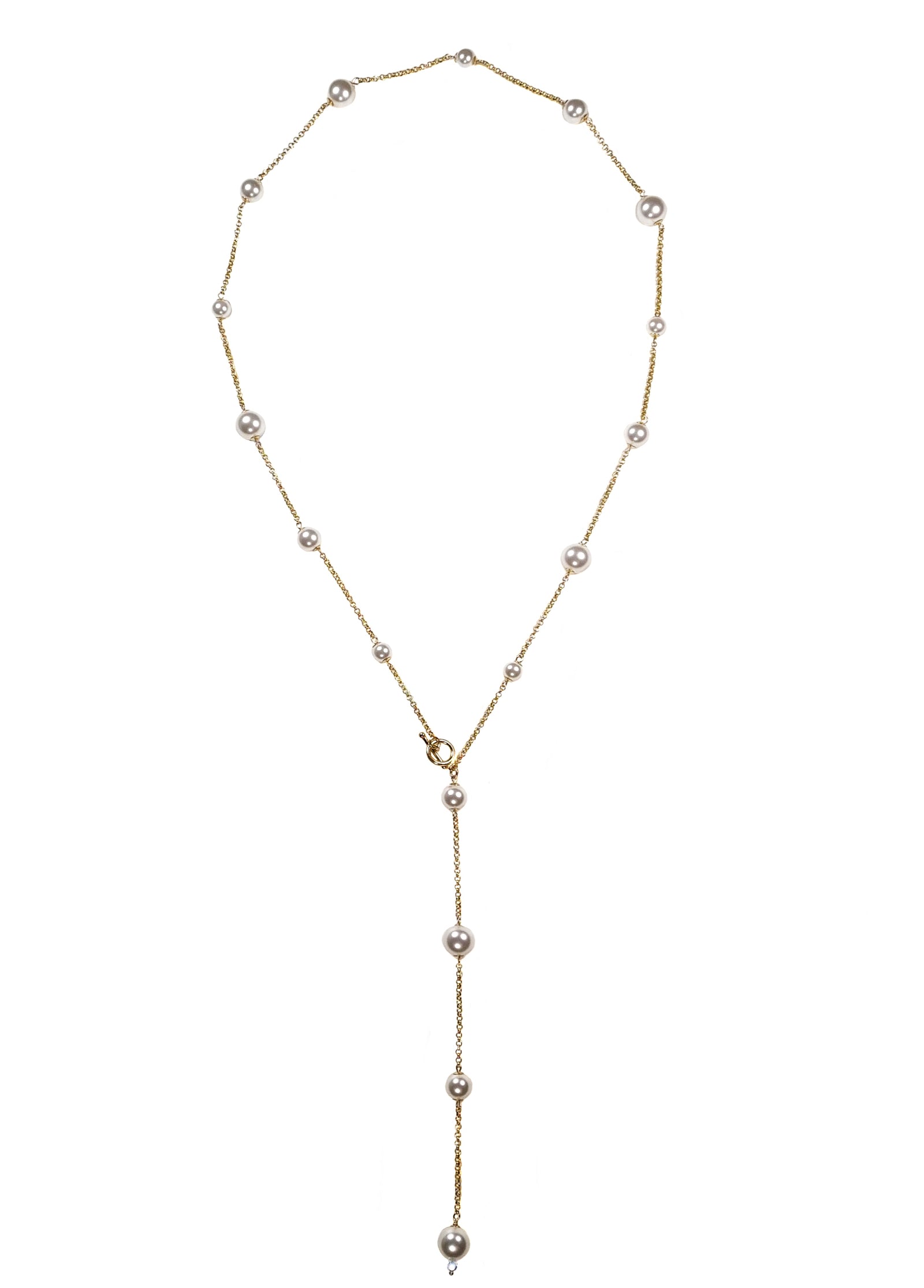 RENATA 14K Gold Filled Swarovski pearl Necklace OUT OF STOCK- Be back soon