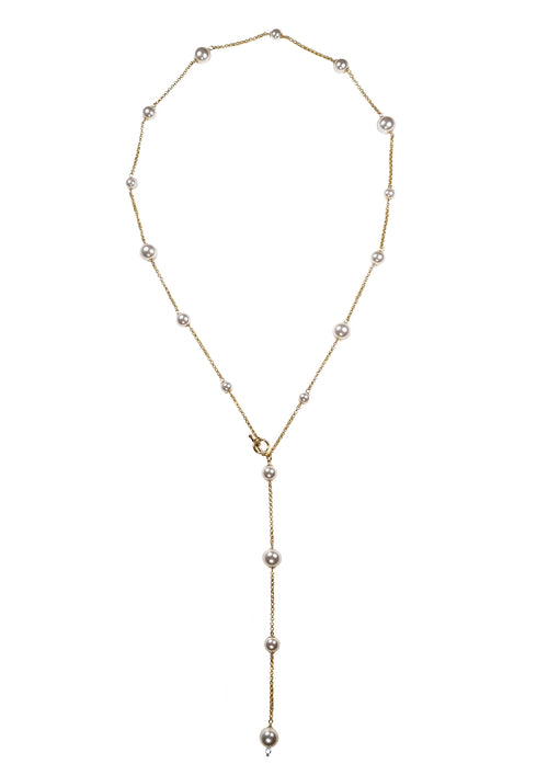 RENATA 14K Gold Filled Swarovski pearl Necklace OUT OF STOCK- Be back soon